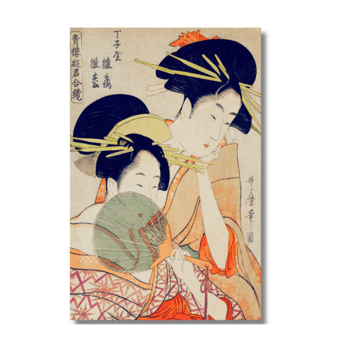 COURTISANES DE LA MAISON CHOJI-YA par Kitagawa Utamaro