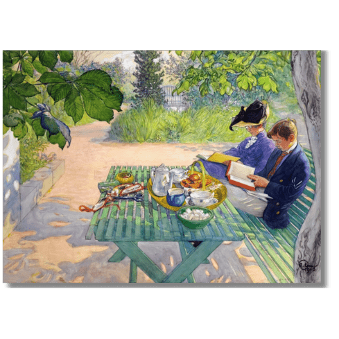 LECTURE DE VACANCES par Carl Larsson